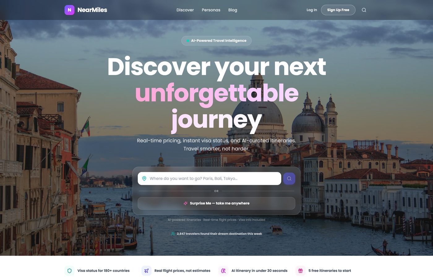 NearMiles — project screenshot